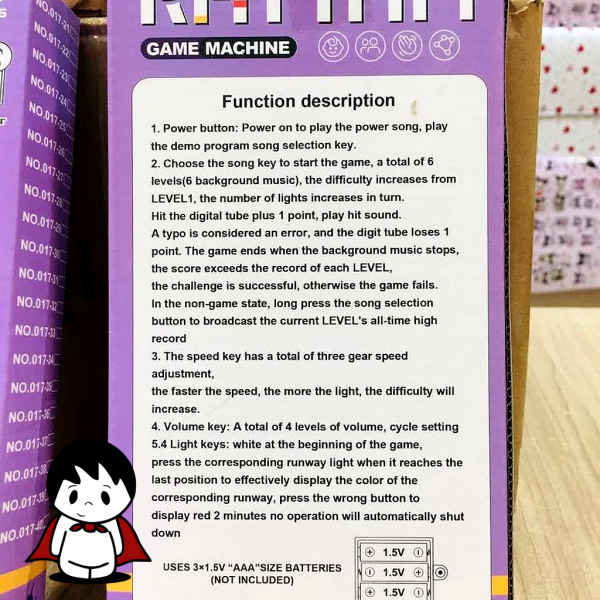 ریتم گیم کنسول بازی کودک (طرح اسپایدرمن) - تصویر 2