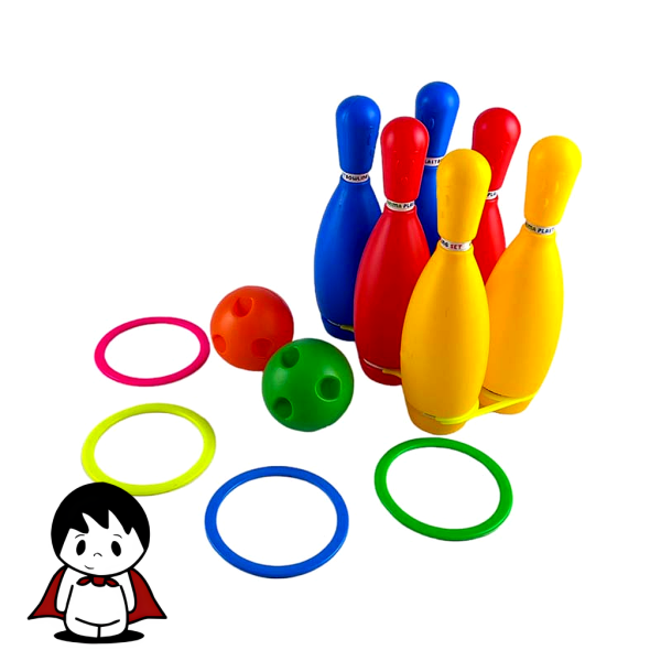 ست اسباب بازی بولینگ و حلقه پرتاب آماندا - تصویر 2