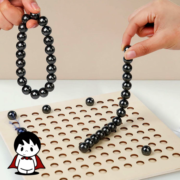 بازی فکری مگنت چس چوبی – نبرد هیجانانگیز تعادل و مغناطیس - تصویر 5