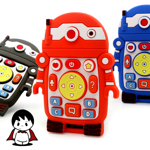 دندان گیر کودک سیلیکونی مدل ربات (تسکین دهنده لثه نوزاد) - تصویر 3