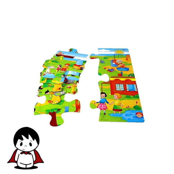 پازل آموزشی بزرگ شهر متضادها (۱۲ تکه) - تصویر 3