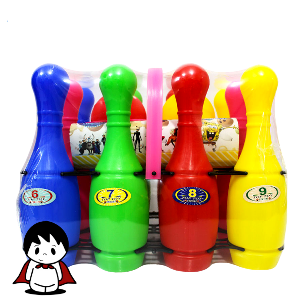 بولینگ اسباب بازی بزرگ 10 عددی با دو عدد توپ - تصویر 2