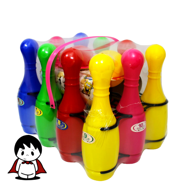 بولینگ اسباب بازی بزرگ 10 عددی با دو عدد توپ - تصویر 3
