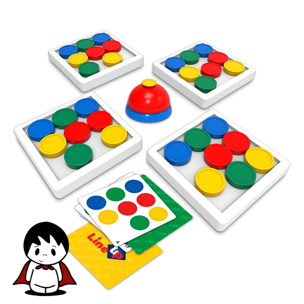 اسباب بازی فکری مدل لاین آپ (Line Up) - رقابت هوش و سرعت ۴ نفره - تصویر 4