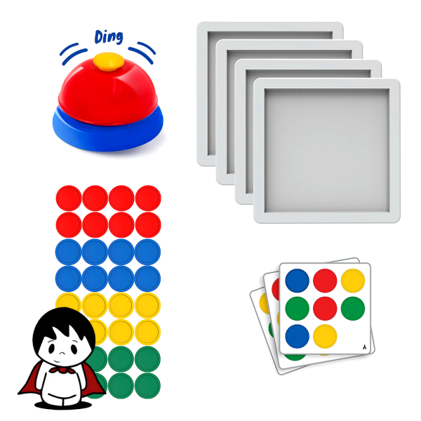 اسباب بازی فکری مدل لاین آپ (Line Up) - رقابت هوش و سرعت ۴ نفره - تصویر 6