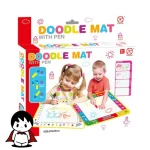 سفره جادویی نقاشی با آب ,سفره جادویی نقاشی با آب, کودک در حال نقاشی روی زیرانداز جادویی, ماژیک آبی مخصوص سفره نقاشی, نقاشی رنگارنگ روی مجیک مت