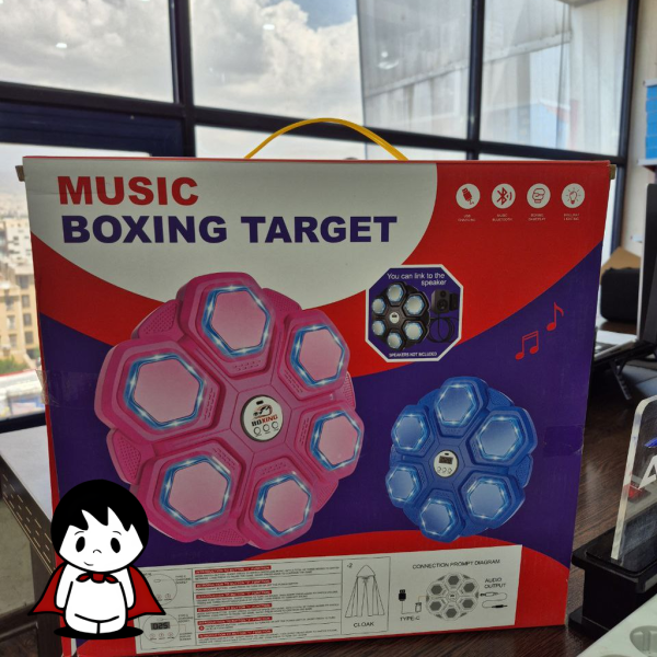 بوکس دیواری ۶ کاناله – دستگاه ورزشی سرگرمی برای کودکان و نوجوانان - تصویر 2