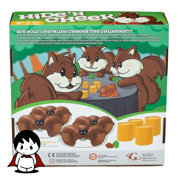 بازی فکری Hiden Cheek طرح سنجاب - سرگرمی و تقویت حافظه - تصویر 4