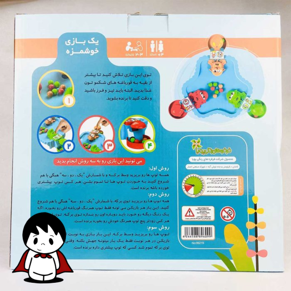 بازی گروهی قورباغه‌های گرسنه ۴ نفره (قورباغه‌های شکمو) - تصویر 4