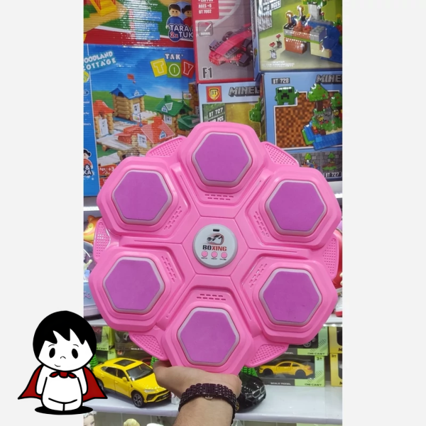 بوکس دیواری، دستگاه ۶ کاناله، تمرین ورزشی، سرگرمی بدنی، پد ضربهگیر کودک