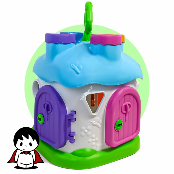 کلبه هوش قارچی | اسباب بازی آموزشی و جایگذاری اشکال برای نوپایان - تصویر 4