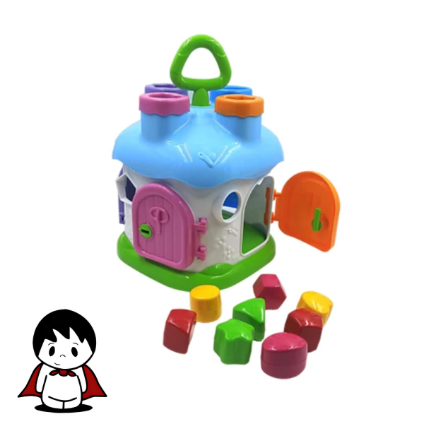 کلبه هوش قارچی | اسباب بازی آموزشی و جایگذاری اشکال برای نوپایان - تصویر 3