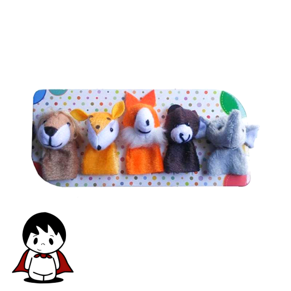 بسته ۵ عددی عروسک انگشتی حیوانات جنگل پرشین صبا، ابزار قصهگویی و نمایش خلاق - تصویر 6