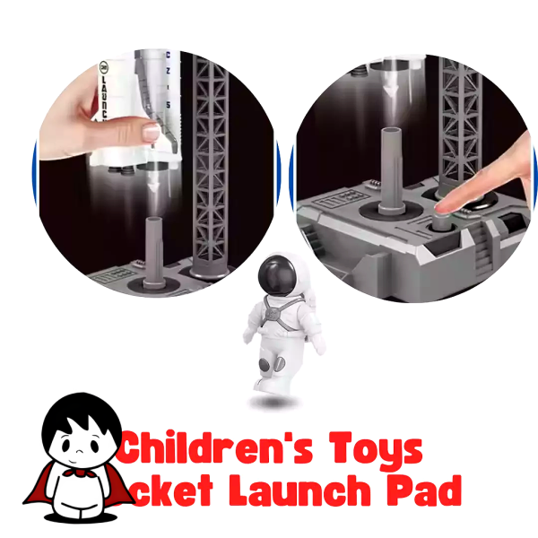 ست بازی سکوی پرتاب فضاپیما به همراه فیگور فضانورد (وارداتی) - تصویر 3