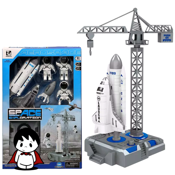ست بازی سکوی پرتاب فضاپیما به همراه فیگور فضانورد (وارداتی) - تصویر 5