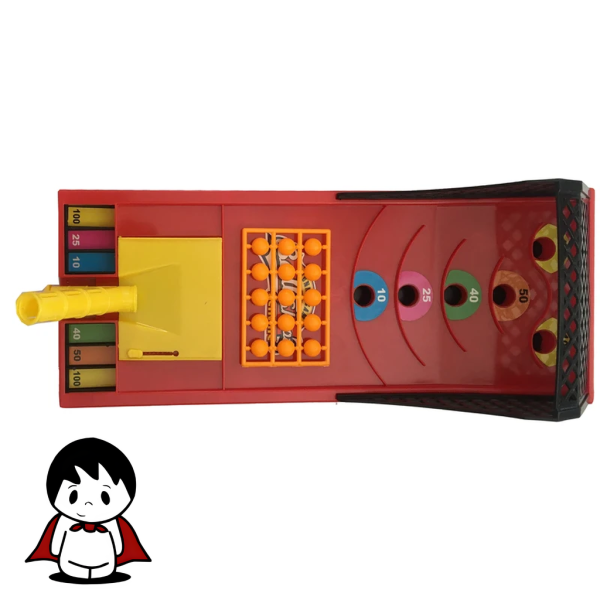 تصویر اسباب بازی طرح شوتبال دی هنگ نشان‌دهندهٔ یک مجموعه توپ قرمز و هدف پرتاب است. طراحی ایمن و سبک آن باعث می‌شود کودکان با انرژی و هیجان در محیطی شاد و آموزشی بازی کنند. ترکیب رنگ قرمز و فرم ورزشی این محصول احساس تحرک و پویایی را به خوبی منتقل می‌کند.