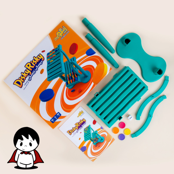 بازی آموزشی زینگو مدل دیسکی ریسکی - چالش تعادل و دقت - تصویر 4